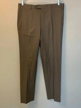 Zanella x  Loro Piana Tan Trousers Straight Leg Career 36